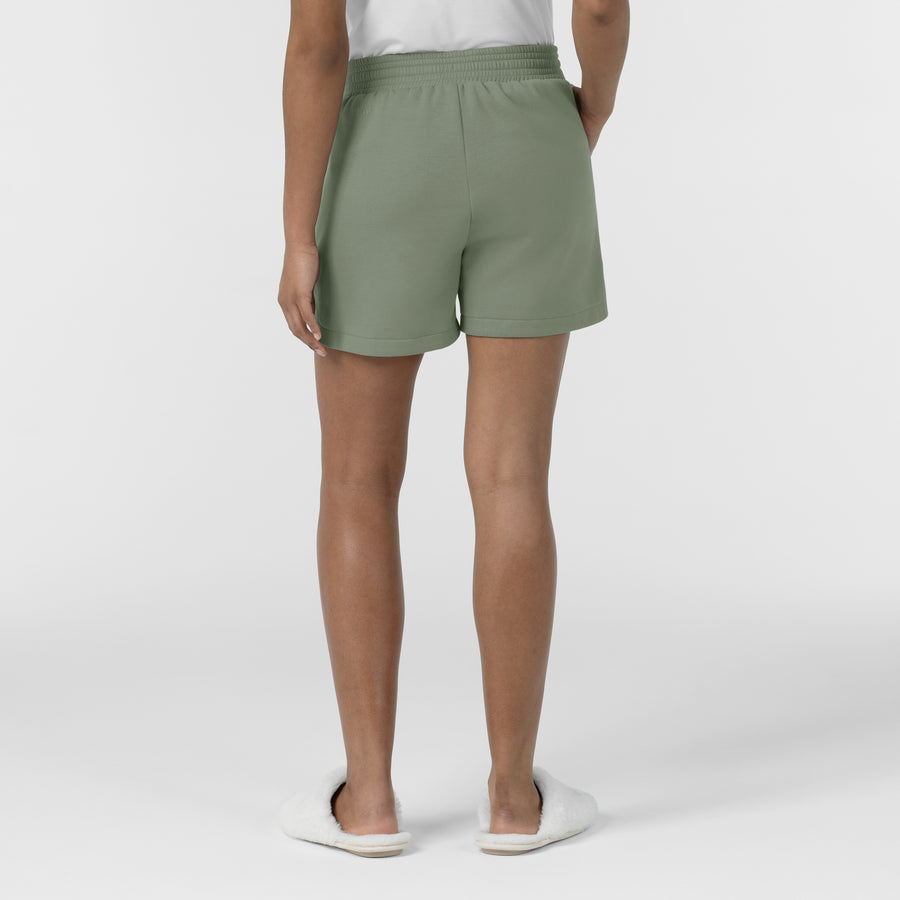Unwind & Lounge Women's High Rise Shorts - Sage back