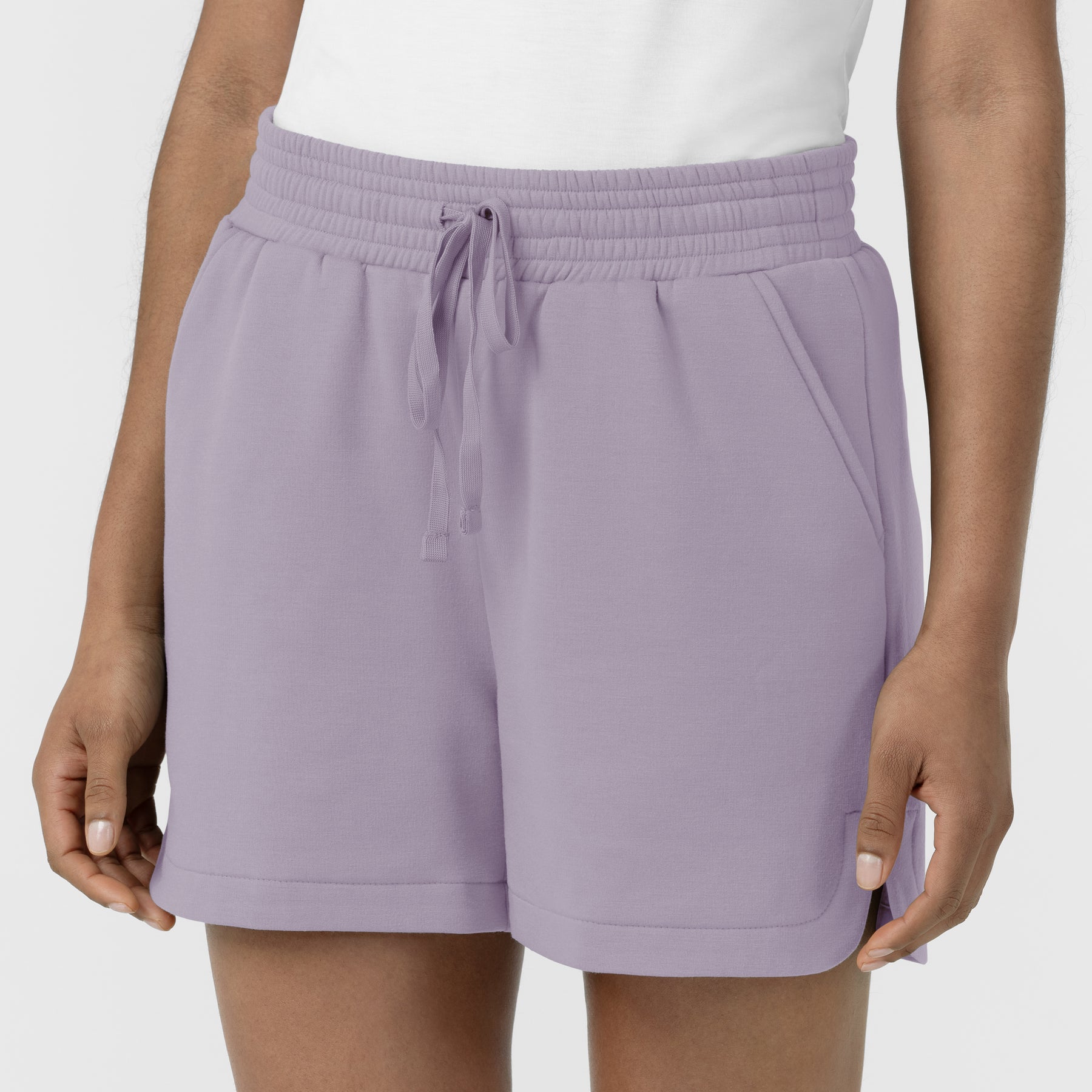 Unwind & Lounge Women's High Rise Shorts - Wisteria waistband