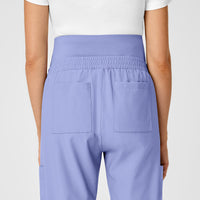 W123 Maternity Jogger Scrub Pant - Ceil Blue