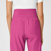 W123 Maternity Jogger Scrub Pant - Hot Pink