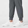 W123 Maternity Jogger Scrub Pant Pewter back detail