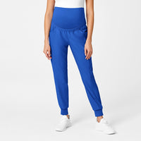 Wink W123 Maternity Jogger Scrub Pant Royal