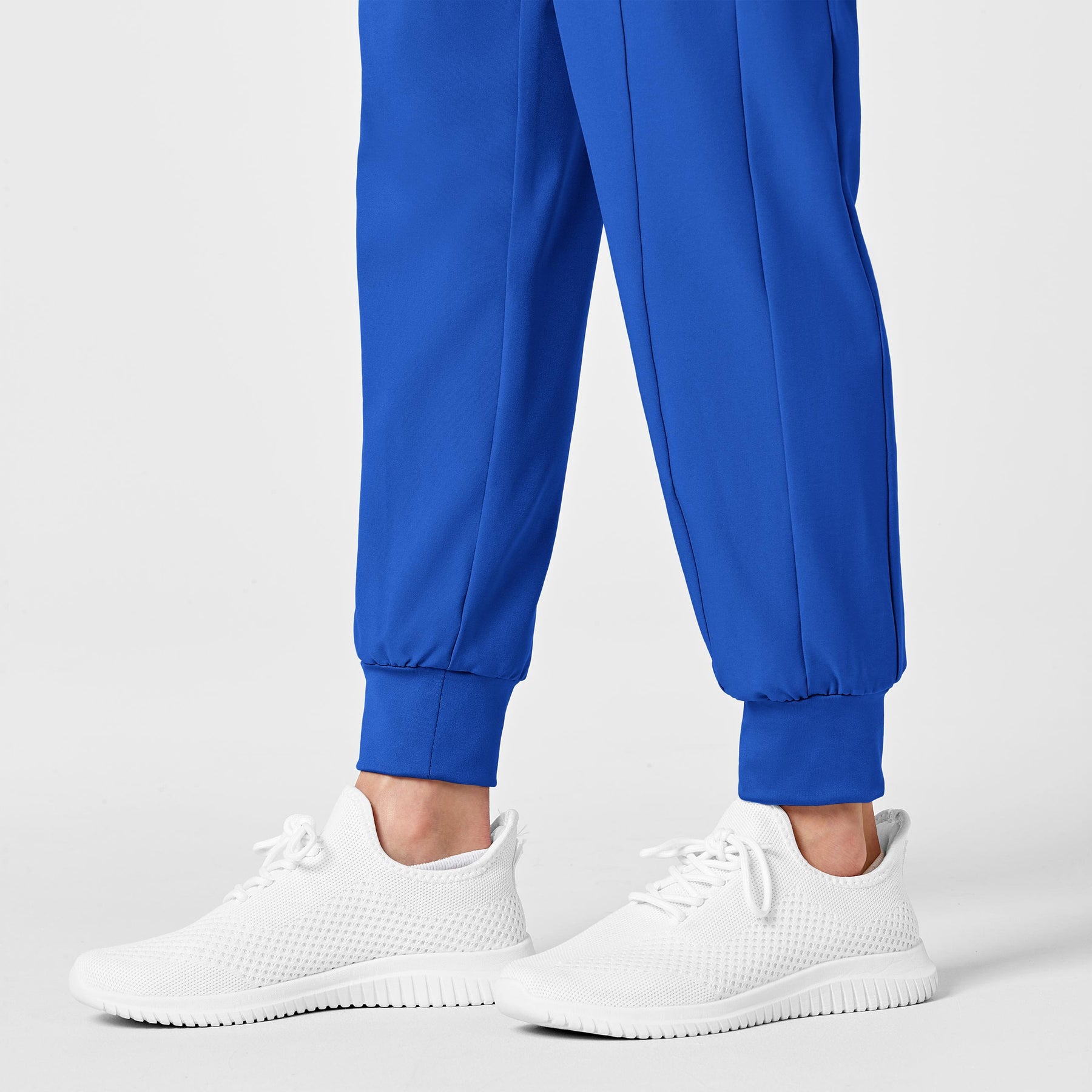 W123 Maternity Jogger Scrub Pant Royal back detail