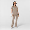 RENEW Knit Women's Flare Yoga Scrub Pant Haze full scrub set