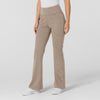 RENEW Knit Women's Flare Yoga Scrub Pant Haze side view