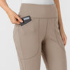 RENEW Knit Women's Flare Yoga Scrub Pant Haze side detail 1