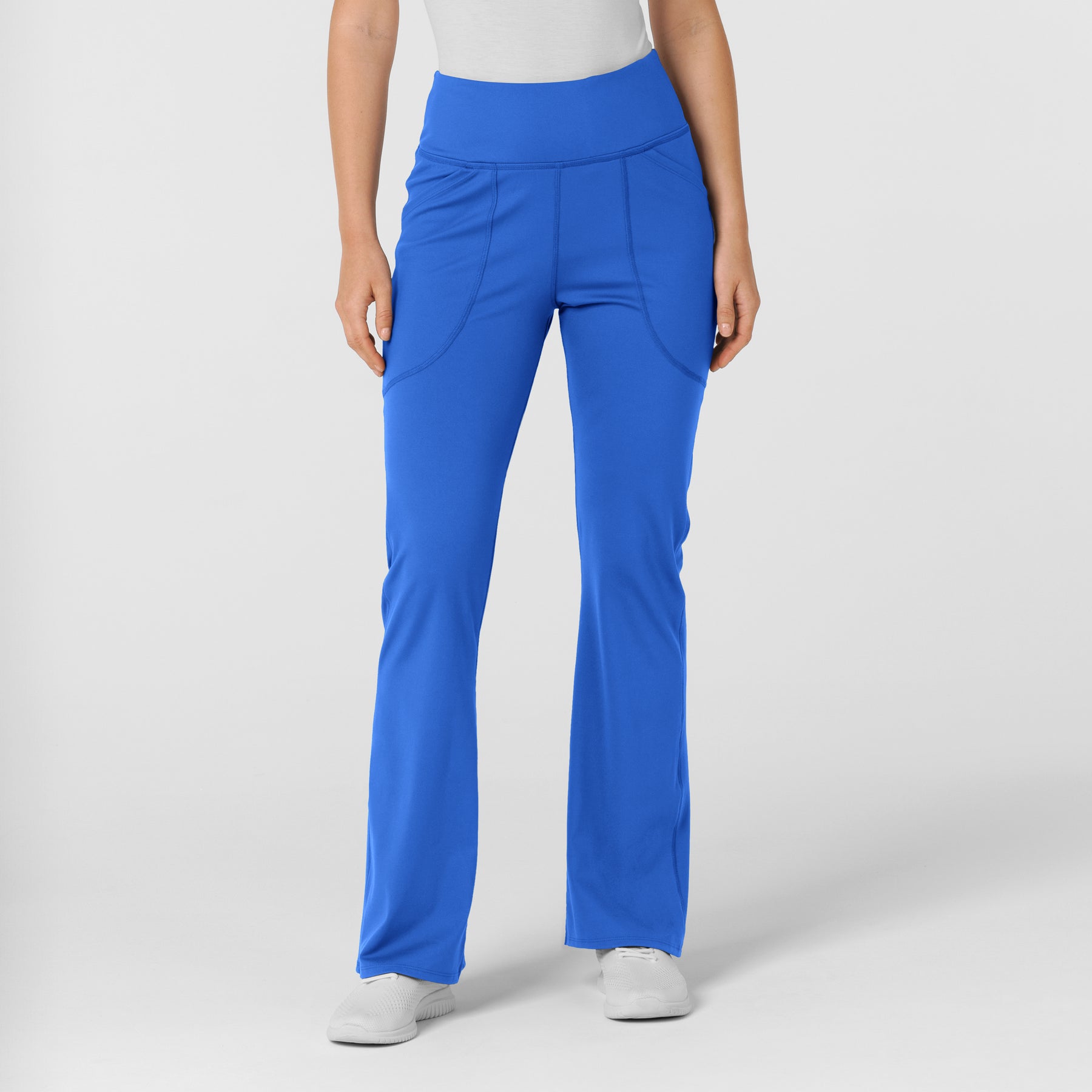 RENEW Knit Women's Flare Yoga Scrub Pant Royal