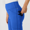 RENEW Knit Women's Flare Yoga Scrub Pant Royal hemline detail