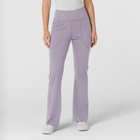 RENEW Knit Women's Flare Yoga Scrub Pant Wisteria