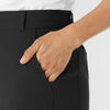 NURTUR Women’s Scrub Chino Pant - Black side pocket