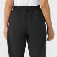NURTUR Women’s Scrub Chino Pant - Black back waistband