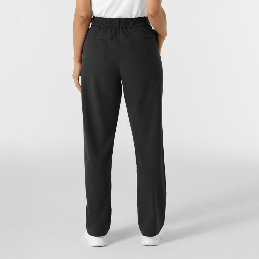 NURTUR Women’s Scrub Chino Pant - Black back view