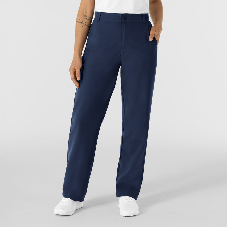 NURTUR Women’s Scrub Chino Pant - Navy