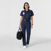 NURTUR Women’s Scrub Chino Pant - Navy scrub set