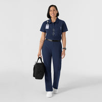 NURTUR Women’s Scrub Chino Pant - Navy scrub set