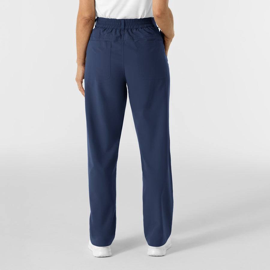 NURTUR Women’s Scrub Chino Pant - Navy back view