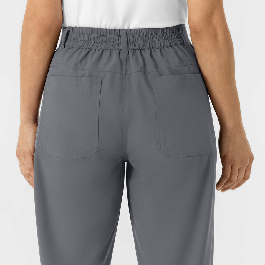 NURTUR Women’s Scrub Chino Pant - Pewter back waistband