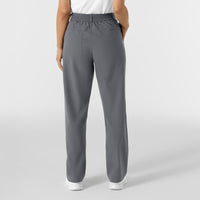 NURTUR Women’s Scrub Chino Pant - Pewter back view