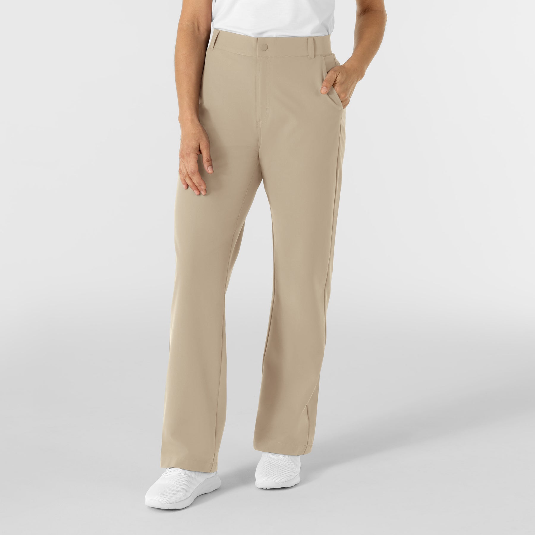 NURTUR Women’s Scrub Chino Pant - Stone