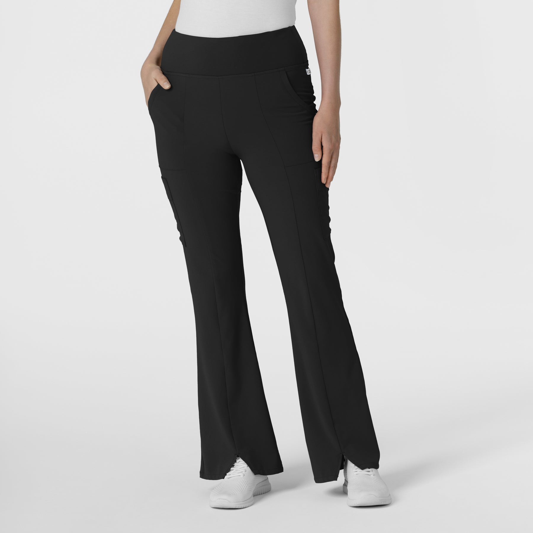 RENEW 5534 Cargo Flare Scrub Pants Black Petite / S RENEW 5534 Cargo Flare Scrub Pants Black Petite / S