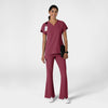 RENEW Women's Cargo Flare Scrub Pant Carnation full scrub set