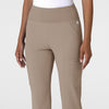 RENEW Women's Cargo Flare Scrub Pant Haze front detail