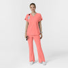 RENEW Women's Cargo Flare Scrub Pant Paradise Pink full scrub set