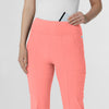 RENEW Women's Cargo Flare Scrub Pant Paradise Pink side detail 1