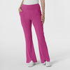 RENEW Women's Cargo Flare Scrub Pant Raspberry