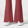 RENEW Women's Cargo Flare Scrub Pant Ruby back detail
