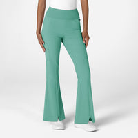 RENEW Women's Cargo Flare Scrub Pant Turquoise