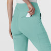RENEW Women's Cargo Flare Scrub Pant - Turquoise