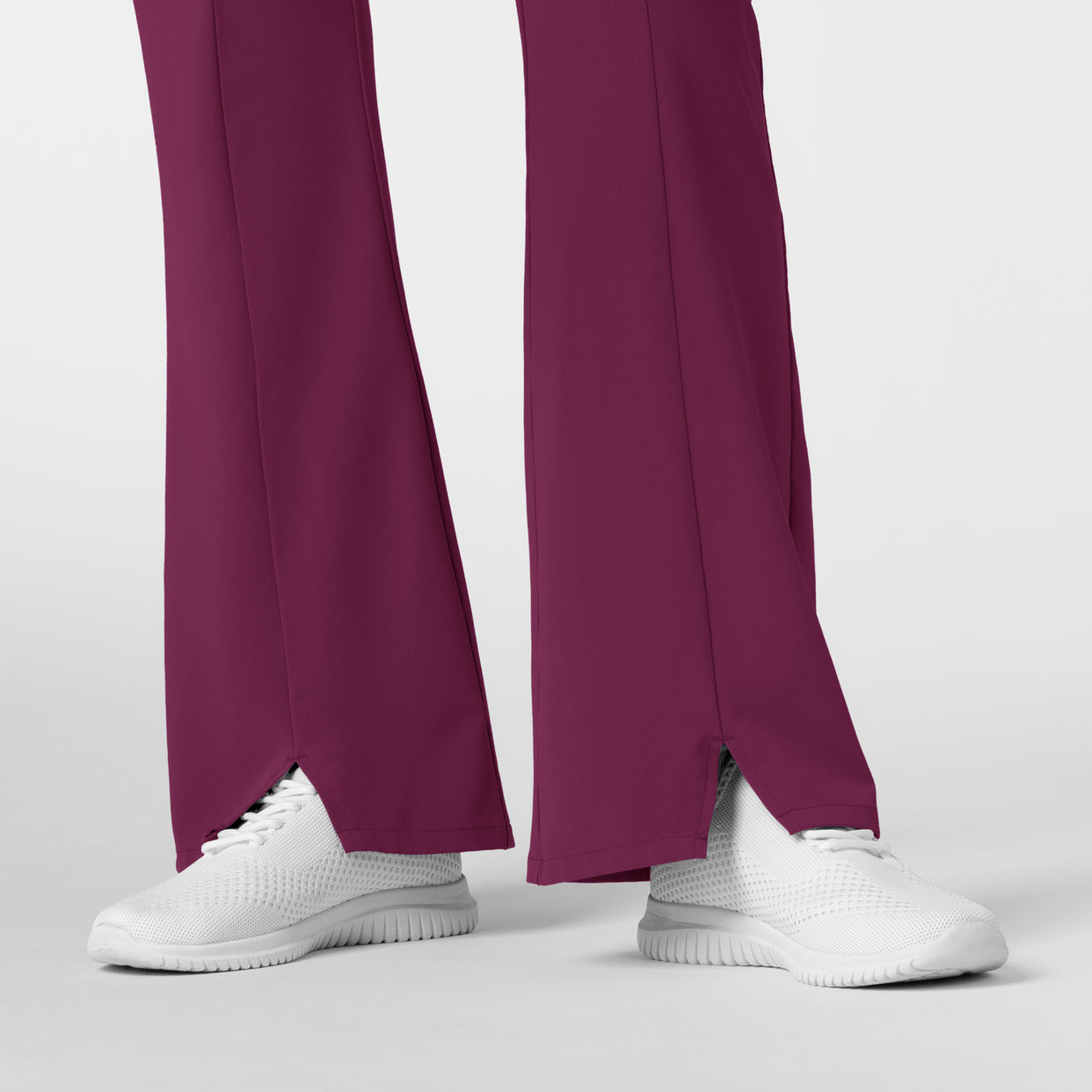 RENEW Women's Cargo Flare Scrub Pant - Wine