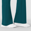 Boundless Women's Flare Leg Scrub Pant Caribbean back detail