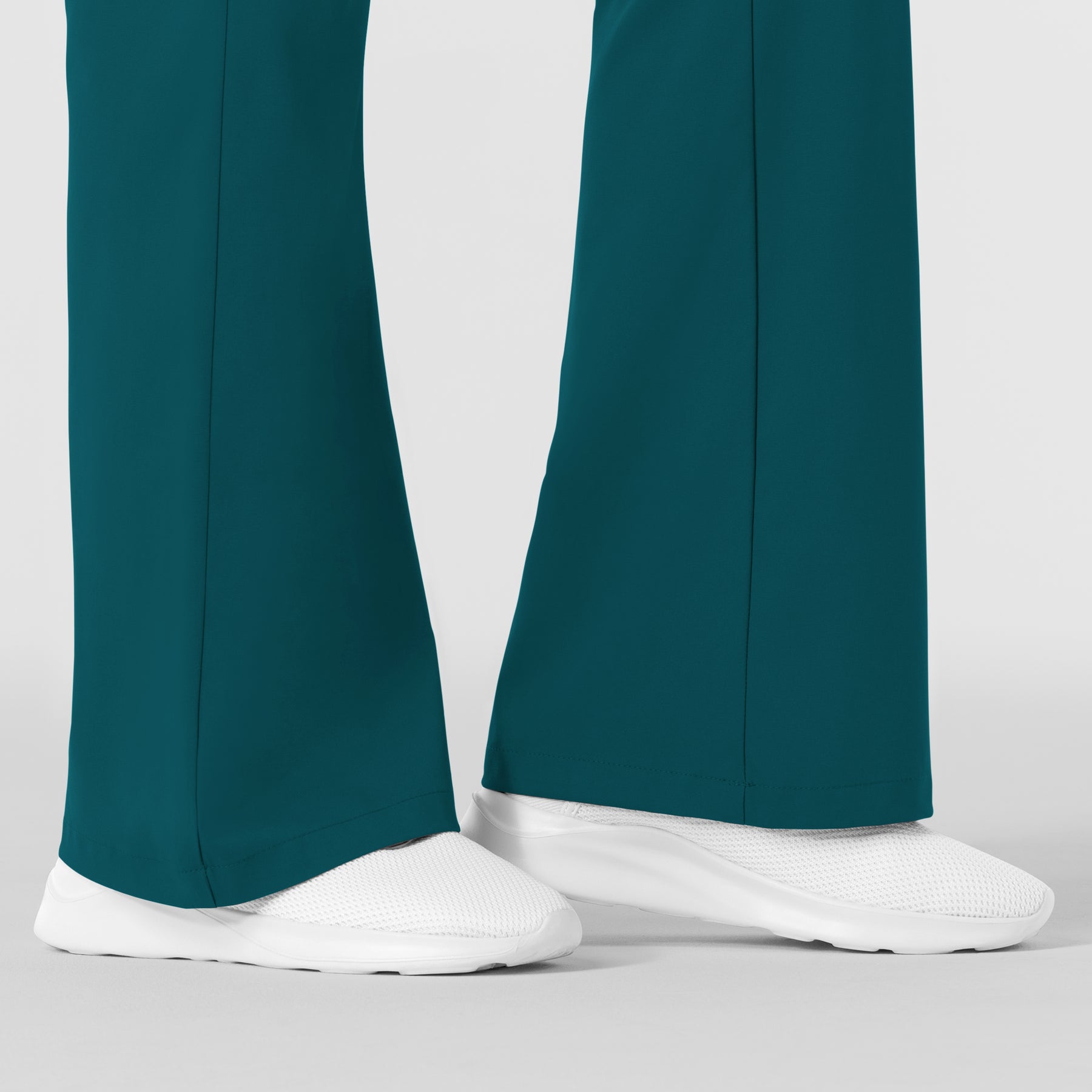 Boundless Women's Flare Leg Scrub Pant Caribbean back detail