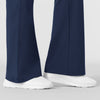 Boundless Women's Flare Leg Scrub Pant Navy back detail