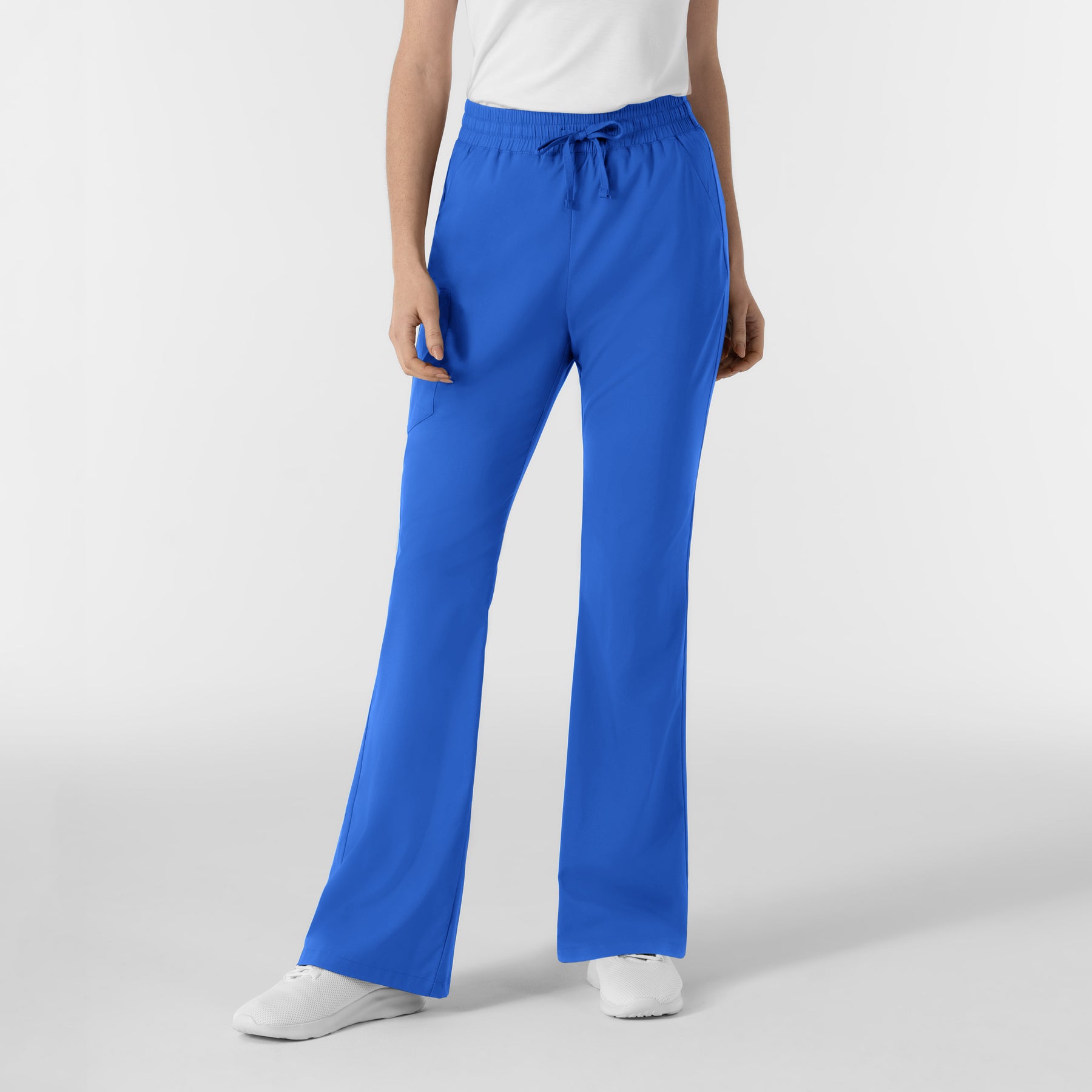 Boundless Women's Flare Leg Scrub Pant Royal