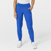 W123 Women's Comfort Waist Cargo Jogger Scrub Pant Royal