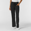 RENEW Knit Women's Wide Leg Scrub Pant Black