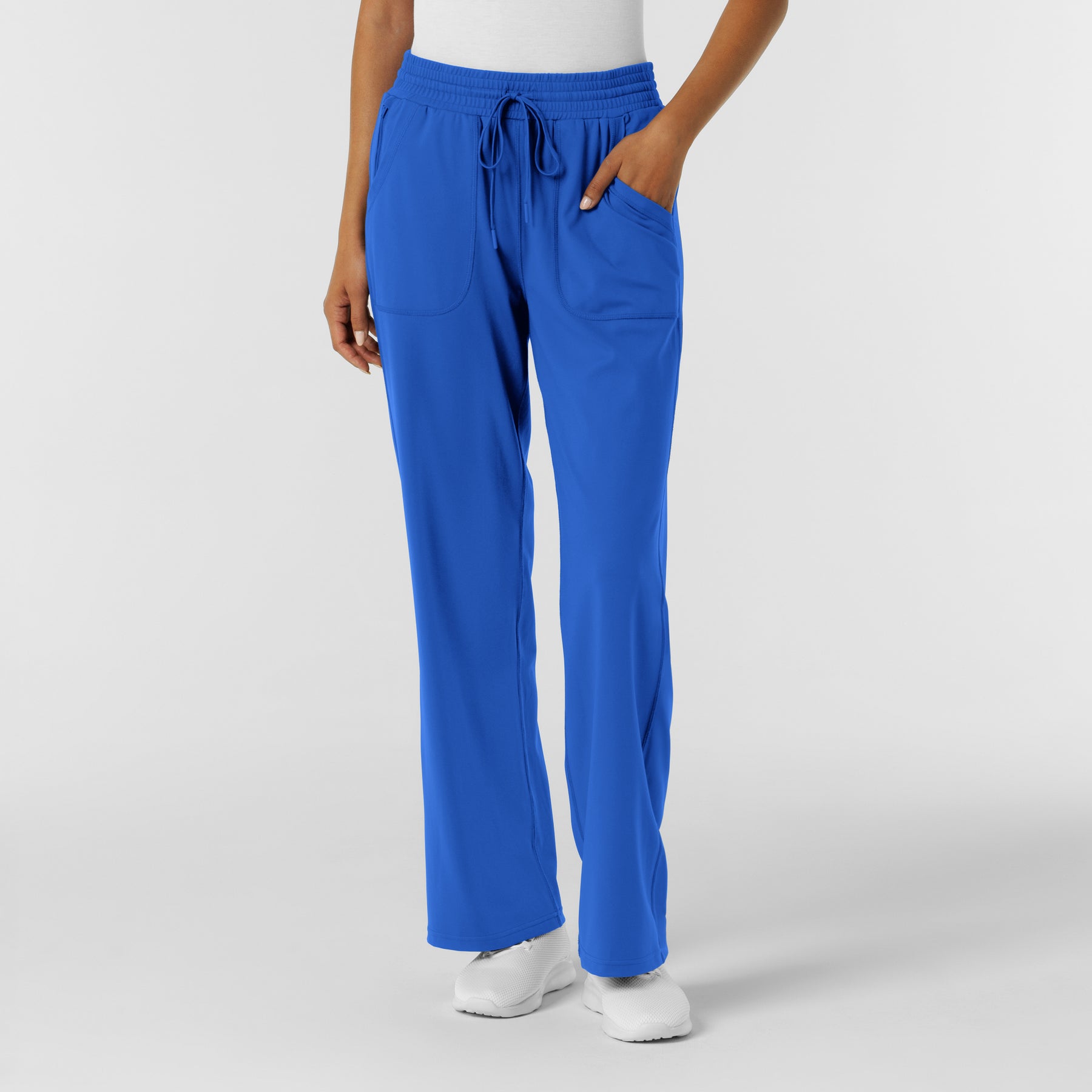 RENEW Knit Women's Wide Leg Scrub Pant Royal