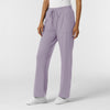 RENEW Knit Women's Wide Leg Scrub Pant Wisteria side view