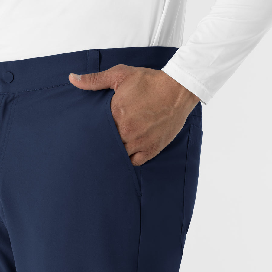 NURTUR Men’s Scrub Chino Pant - Navy pocket