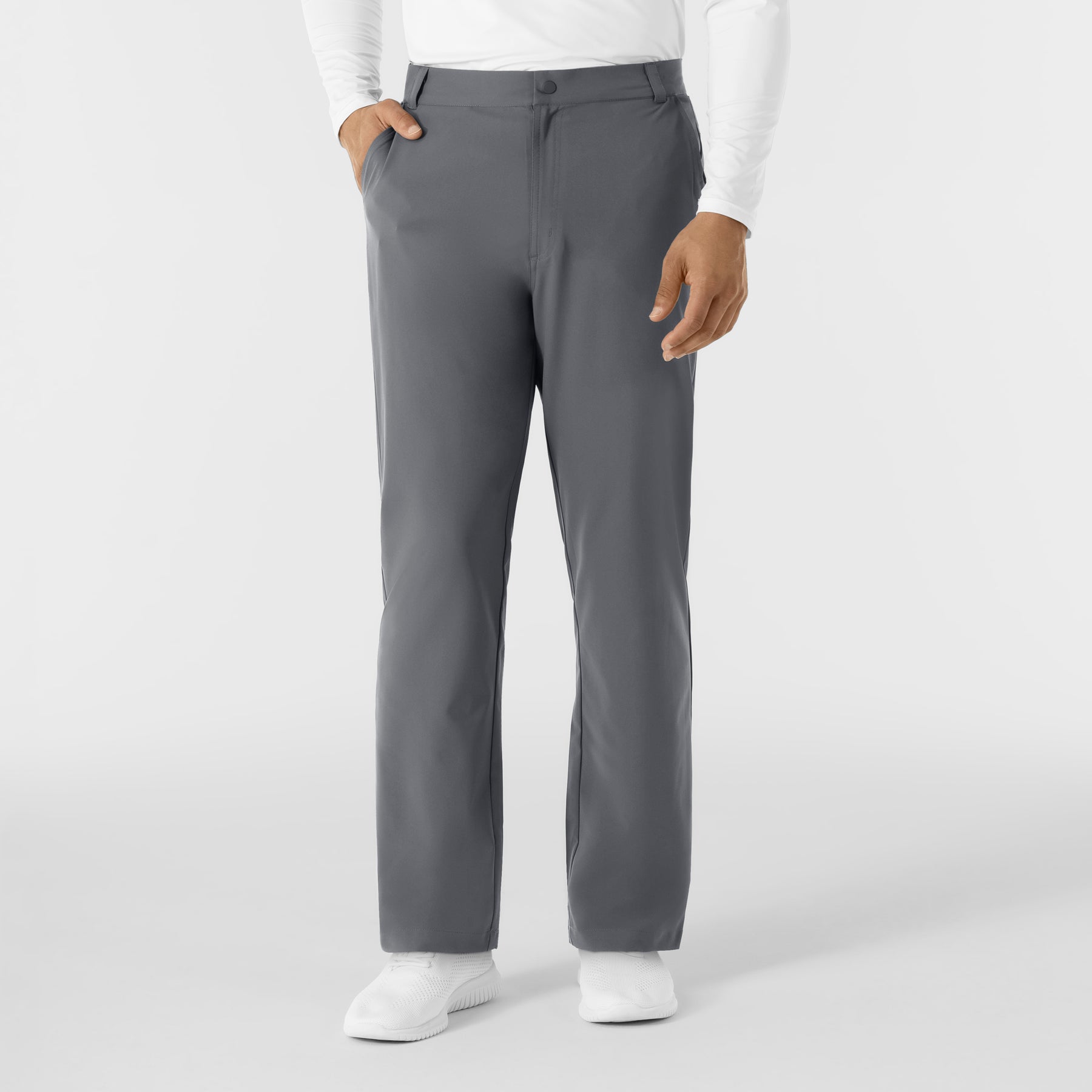 NURTUR Men’s Scrub Chino Pant - Pewter