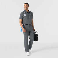 NURTUR Men’s Scrub Chino Pant - Pewter scrub set