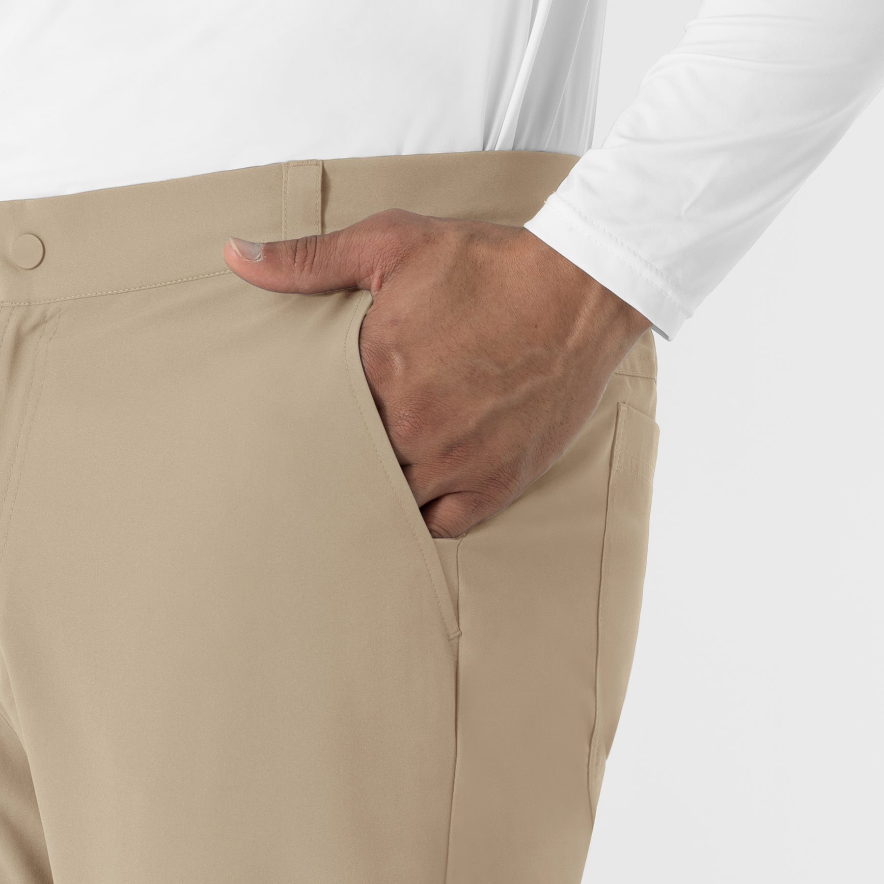 NURTUR Men’s Scrub Chino Pant - Stone