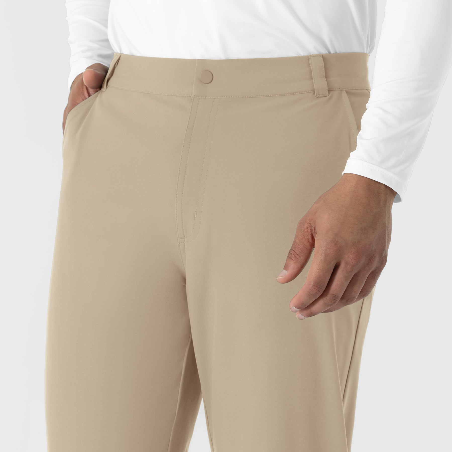 NURTUR Men’s Scrub Chino Pant - Stone