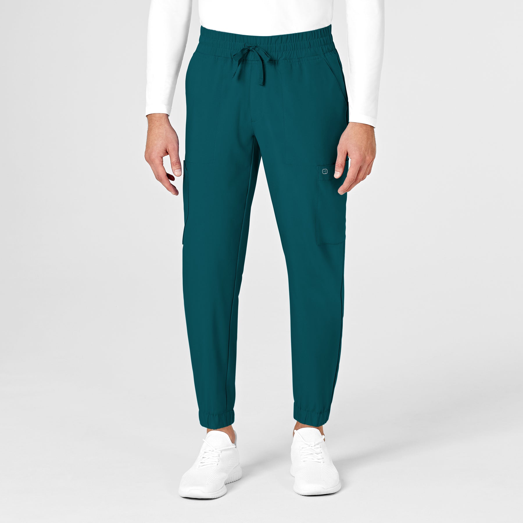 Wink W123 Men's Cargo Jogger Scrub Pant Caribbean Blue