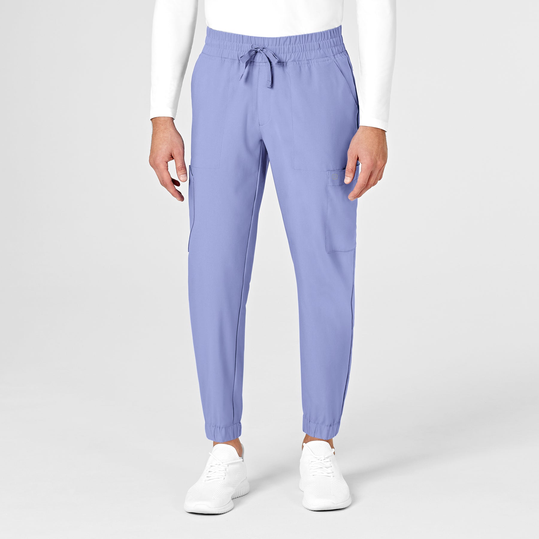 Wink W123 Men's Cargo Jogger Scrub Pant Ceil Blue