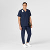 W123 Men's Cargo Jogger Scrub Pant Navy scrub set