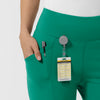 RENEW Women's Straight Leg Yoga Pant Bahama Breeze side detail 1